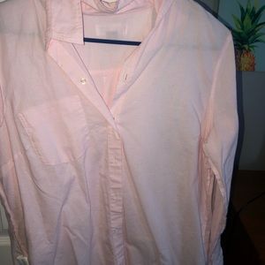Pink button down
